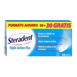 Steradent Active Plus Pack 3x2 60+30 Comprimidos