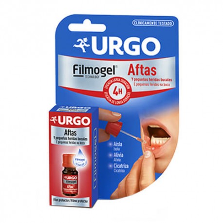 Urgo Filmogel Aftas y Pequeñas Heridas Bucales 6 ml.