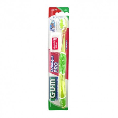 GUM 525 TECHNIQUE PRO SUAVE CEPILLO DENTAL COMPACTO