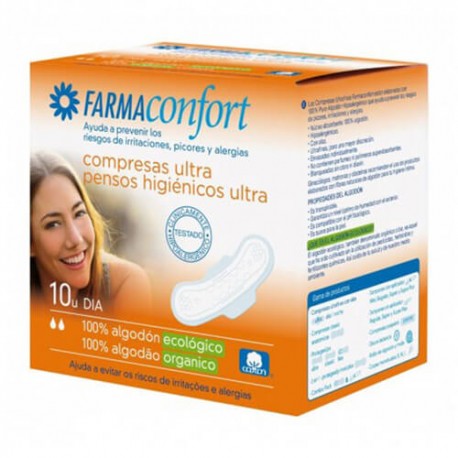 Farmaconfort Compresas Ultra Con Alas Día 10 Unidades