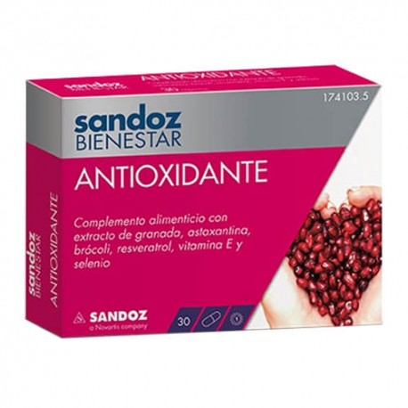 SANDOZ BIENESTAR ANTIOXIDANTE 30 CAPS