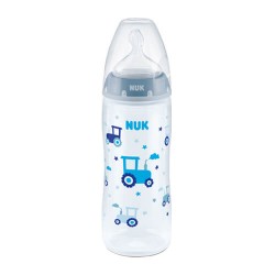 Nuk Biberón FC+ PP Silicona Con Control de Temperatura 6-18m Talla XL 360 ml.