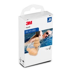 3M Aquafit Tapones Oídos Natación Silicona Adultos 1 Par