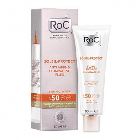 ROC SOLEIL FLUIDO REDUCTOR ARRUGAS SPF50 50 ML