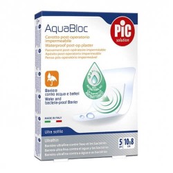 PIC AQUABLOC APOSITO ESTERIL 10x8CM 5 UD