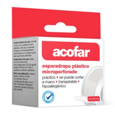 ACOFAR ESPARADRAPO PLAST MICROPERF 5X2,5