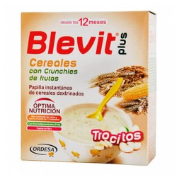 BLEVIT PLUS TROCITOS CER CRUNCHIES FRUTA 600GR