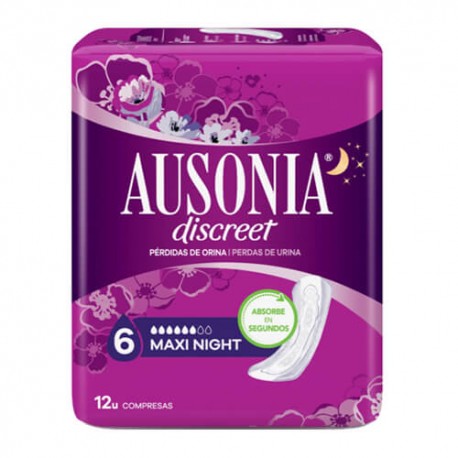 AUSONIA DISCREET MAXI 12 UNIDADES