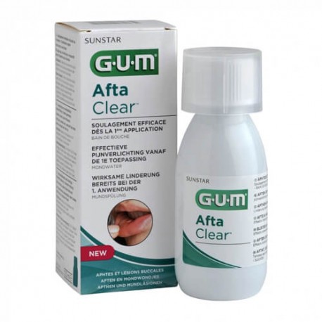 GUM AFTACLEAR COLUTORIO 120 ML