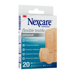 3M Nexcare Flexible Textile 20 Tiras Surtidas