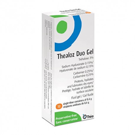 THEALOZ DUO GEL UNIDOSIS 0,4G 30 UDS