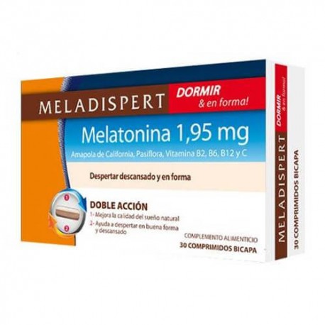 Meladispert Dormir & En Forma! 1,95 mg. 30 Comprimidos Bicapa