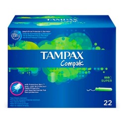 TAMPAX COMPAK SUPER 22 UNIDADES