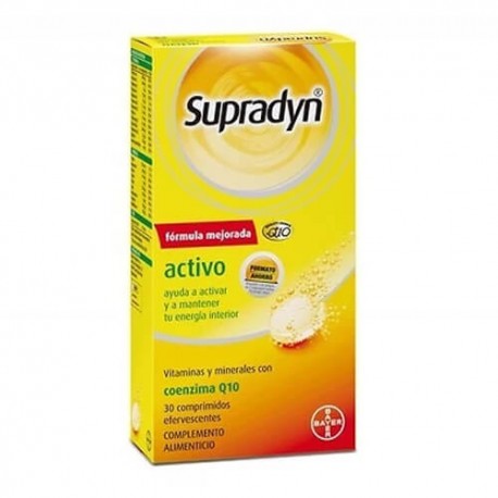 Supradyn Activo Coenzima Q10 30 Comprimidos Efervescentes