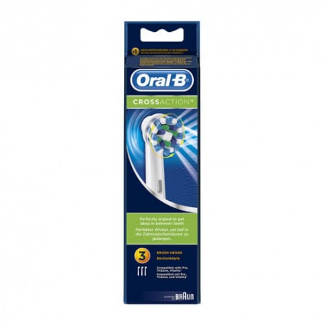 Oral-B CrossAction Pack 3 Recambios