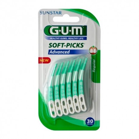 GUM 650 SOFT-PICKS ADVANCED 30 UNIDADES