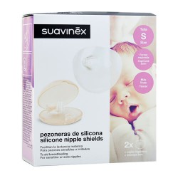 Suavinex Pezoneras Silicona Talla S 2 Unidades