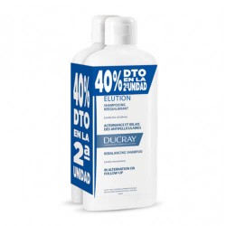 Ducray Elucion Champú Equilibrante Duplo 2x400 ml.