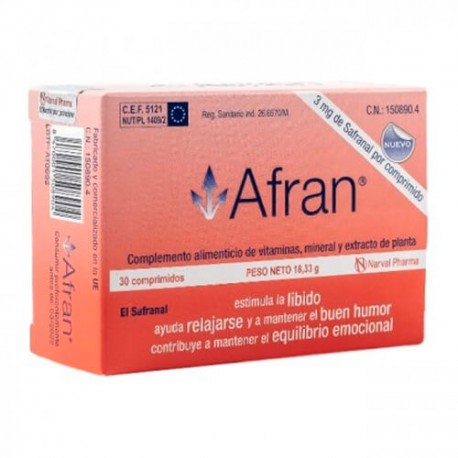 AFRAN 30 COMPRIMIDOS