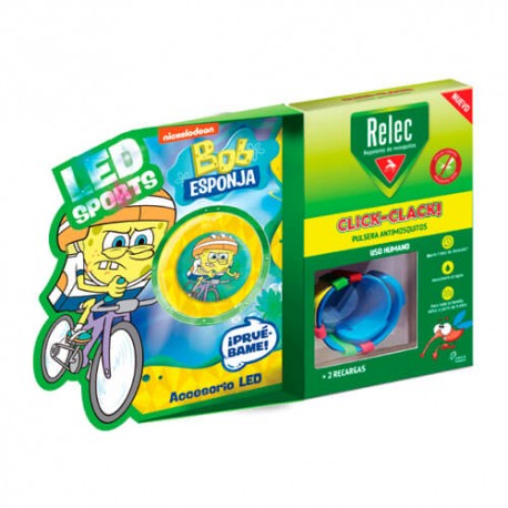 RELEC PULSERA BOB ESPONJA BICICLETA