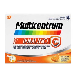 Multicentrum Inmuno C Sabor Naranja Natural 14 Sobres