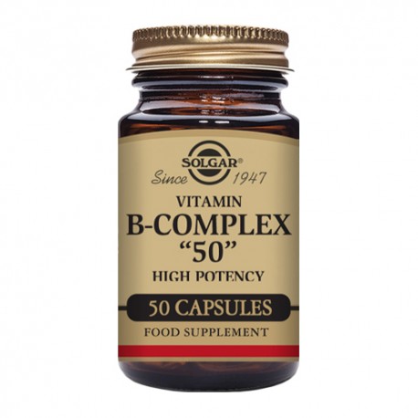 Solgar Vitamina B-Complex "50" Alta Potencia 50 Cápsulas