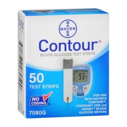 CONTOUR TIRAS REACTIVAS GLUCOSA 50 UND