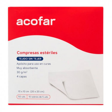 ACOFAR COMPRESA EST SIN TEJER 10X20CM50U