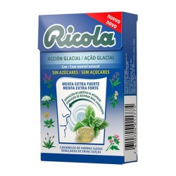 Ricola Acción Glacial Menta Extra Fuerte Caja 50 gr.