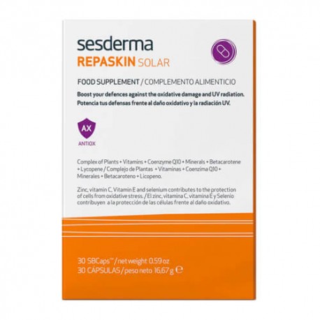 SESDERMA REPASKIN SOLAR 30 CAPS