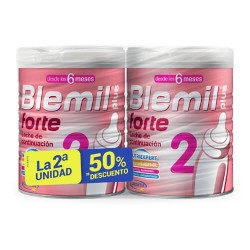 Blemil Plus 2 Forte Leche de Continuación 2x800 gr. 2ª Unidad 50% de Descuento