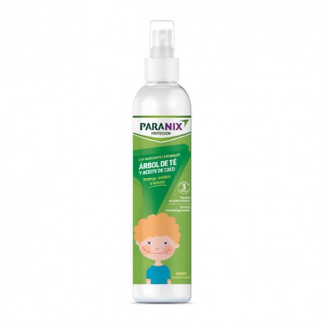 Paranix Protección Spray Acondicionador Niño Árbol de Té y Aceite de Coco 250 ml.