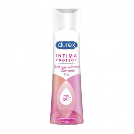 Durex Intima Protect Gel Higiene Íntima Calmante 2 en 1 200 ml.