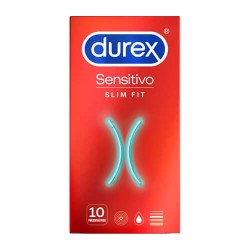 Durex Sensitivo Slim Fit 10 Preservativos