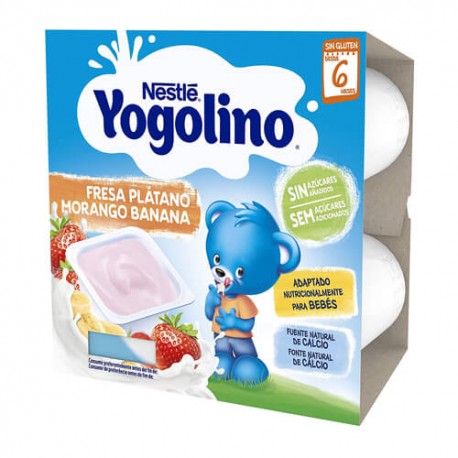 Nestlé Yogolino Fresa Plátano 4x100 gr.