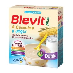 Blevit Plus Duplo 8 Cereales y Yogur 600 gr.