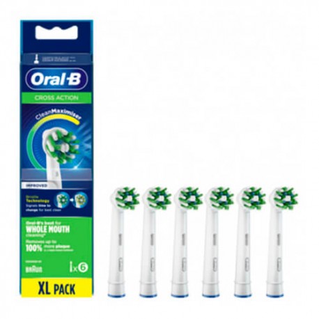 ORAL B RECAMBIO CROSSACTION EB50 6 UDS