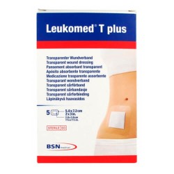 LEUKOMED T PLUS STE 5CM X 7,2CM 5UND.