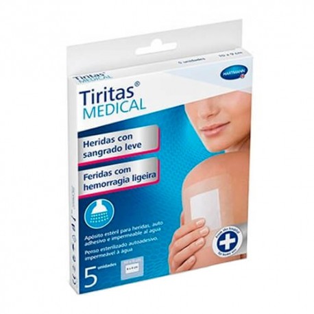 TIRITAS MEDICAL SANGRADO LEVE 7,2 X 5CM 5UND