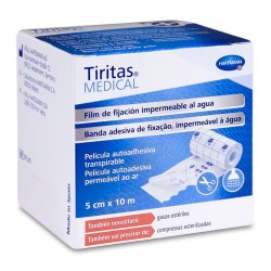 TIRITAS MEDICAL FIJACION IMPERMEABLE 5CMX10M.