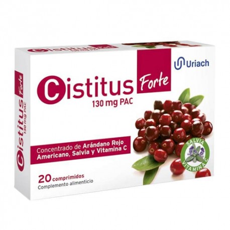 CISTITUS FORTE 130 MG PAC 20 COMPRIMIDOS