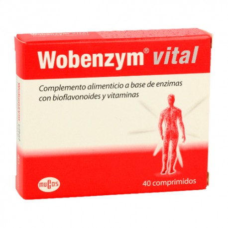 WOBENZYM VITAL 40 COMPRIMIDOS