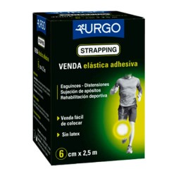 URGO STRAPPING VENDA ELASTICA ADHESIVA 2,50M X 6CM