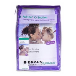 Askina C-Section Kit Cicatrices Post-Cesárea 15 Láminas + Gel