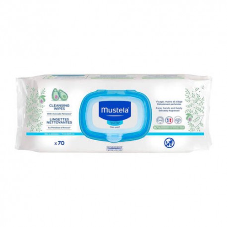 Mustela Toallitas Limpiadoras 70 Unidades