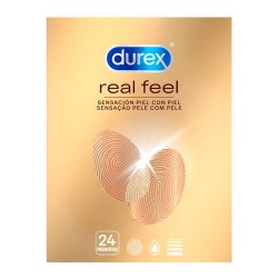 DUREX REAL FEEL SIN LATEX 24 UNIDADES