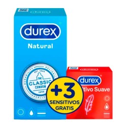 DUREX NATURAL PLUS 12+3 SENSITIVO