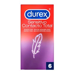 DUREX CONTACTO TOTAL FINO 6 UNIDADES