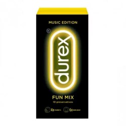 DUREX COND.MUSIC FUN MIX 10 UNIDADES