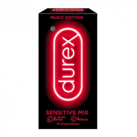 DUREX COND.MUSIC SENSITIVE MIX 10 UNI